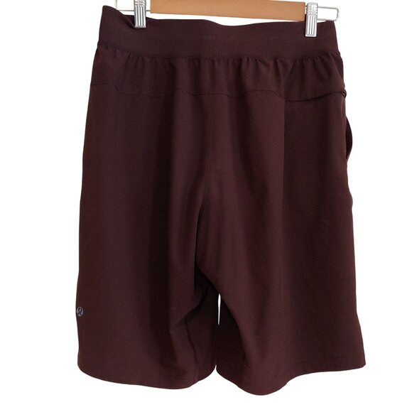 Lululemon Mens T.H.E. Linerless Short 9" Brown Activewear Hiking Running Gym S - Picture 2 of 7